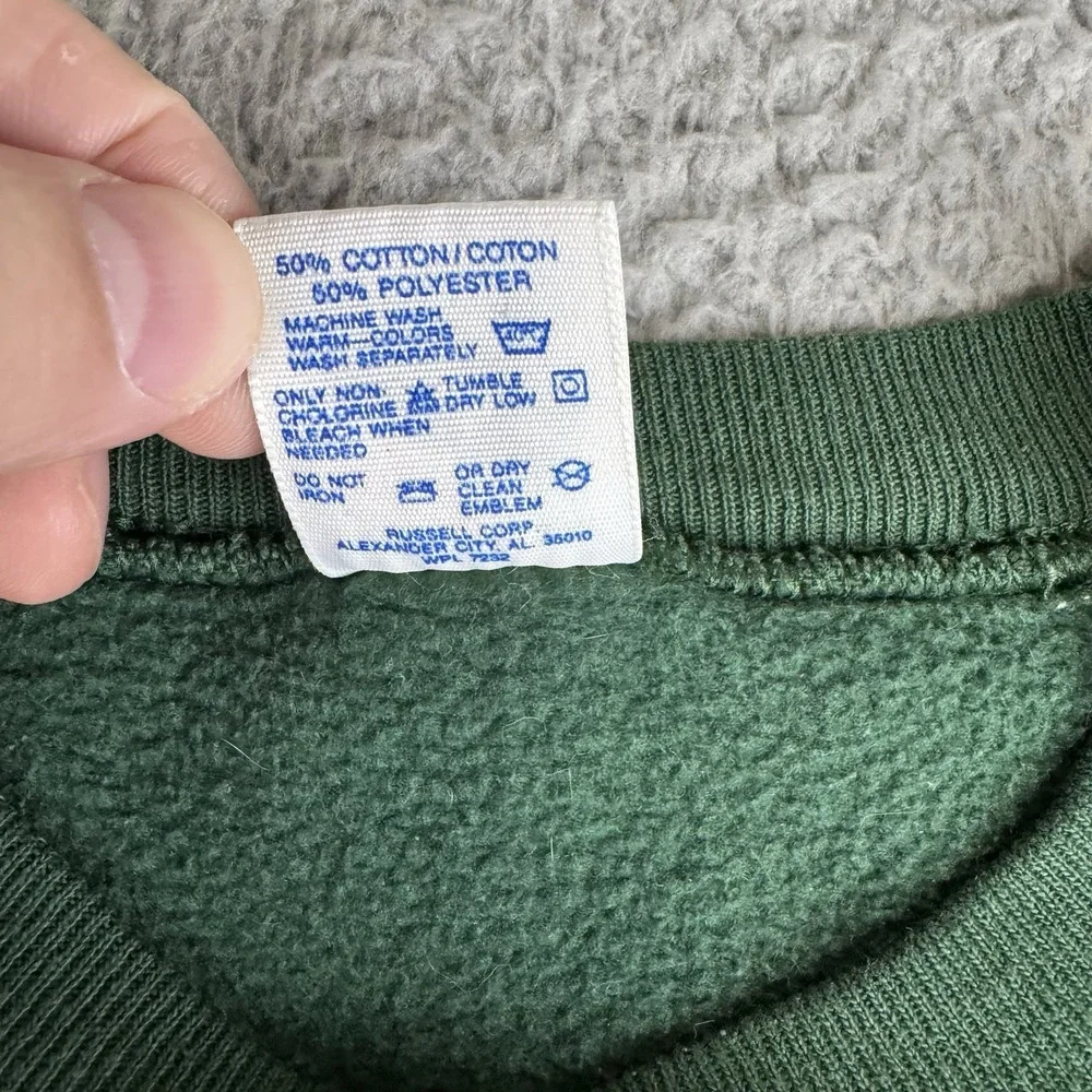Vintage Oregon Gods Country Crewneck Sweater 90s Green‎ Men's Size Xl Jerzees